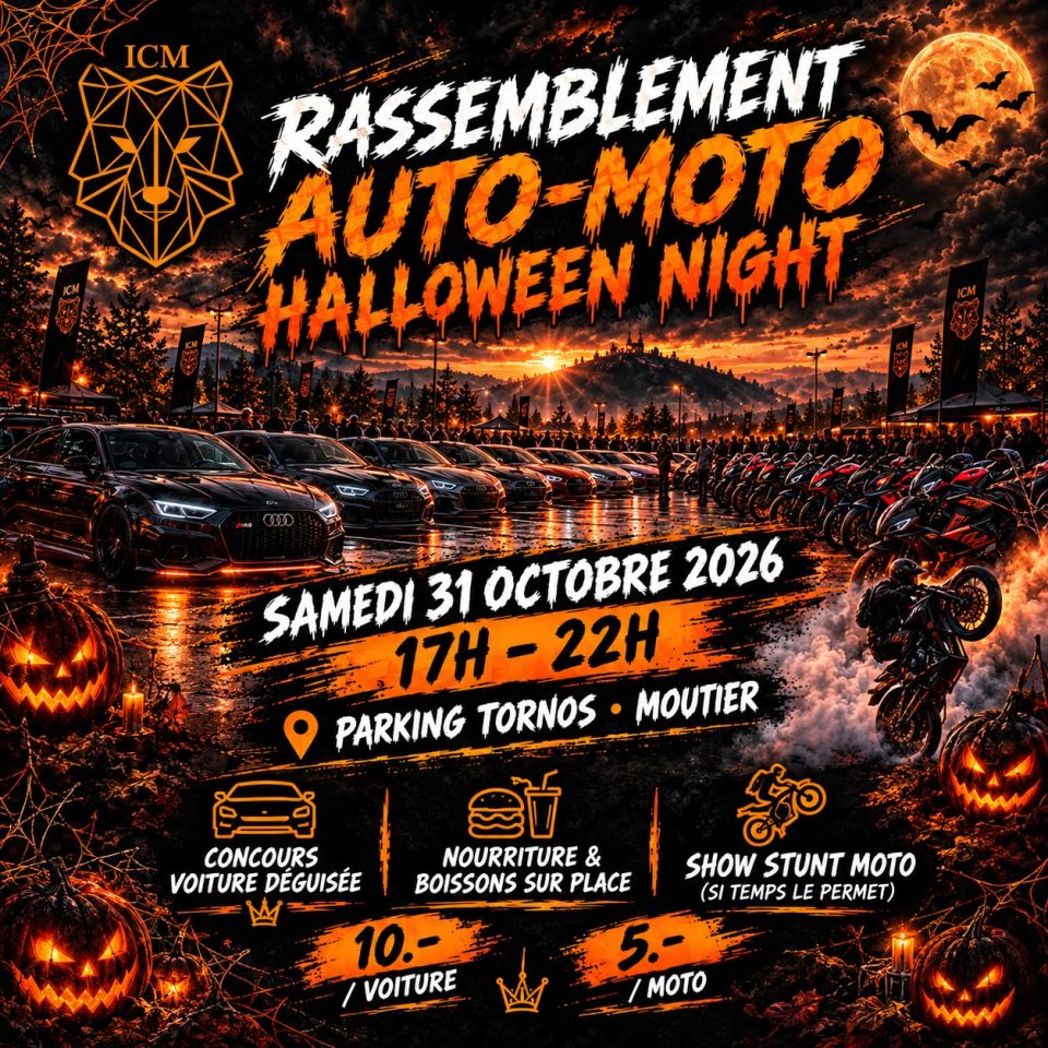 Poster : Halloween Meet - Moutier