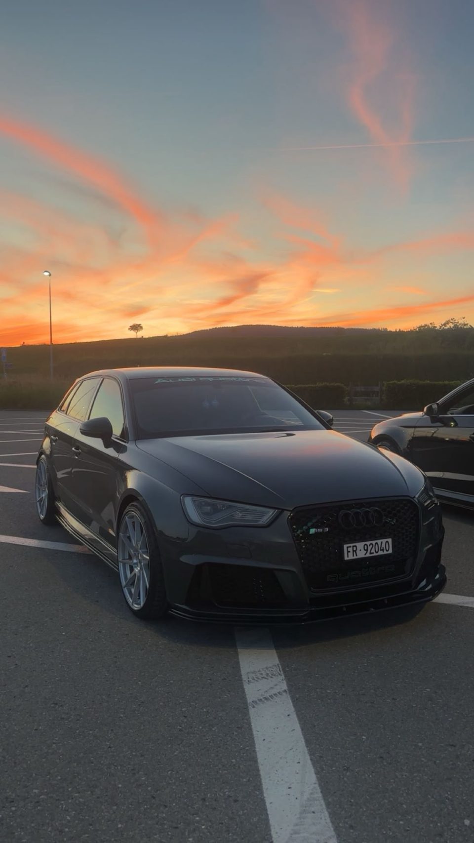 A club member’s Audi RS