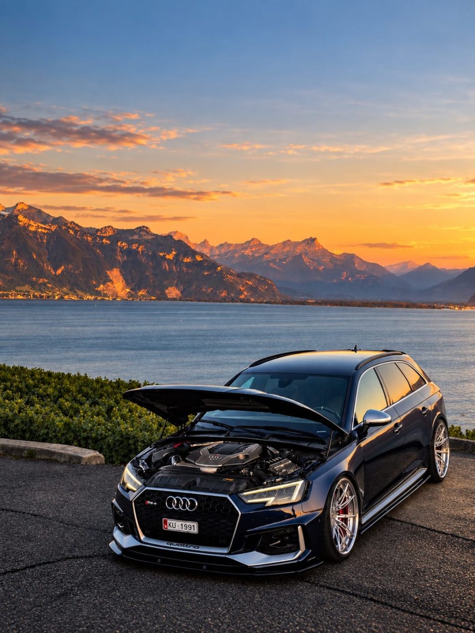 A club member’s Audi RS