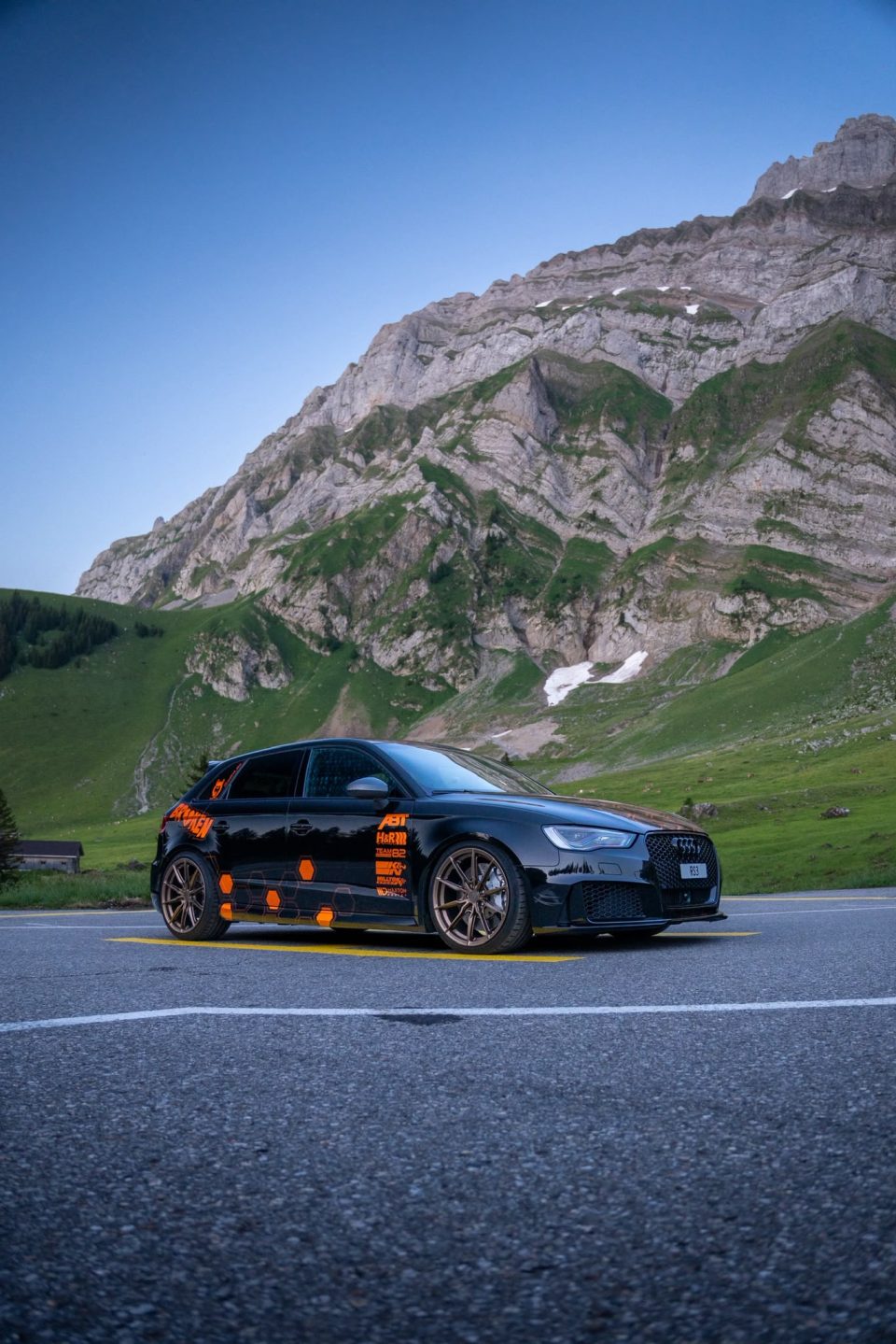 A club member’s Audi RS