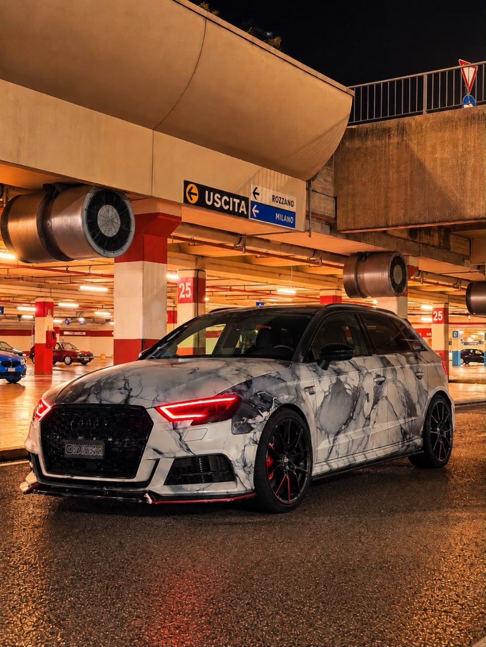 A club member’s Audi RS