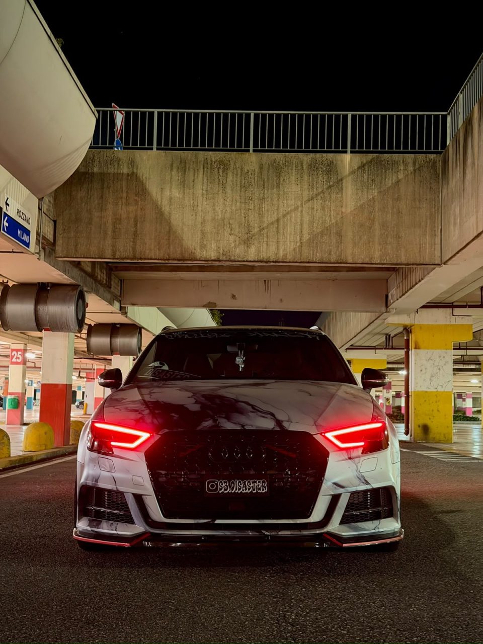 A club member’s Audi RS
