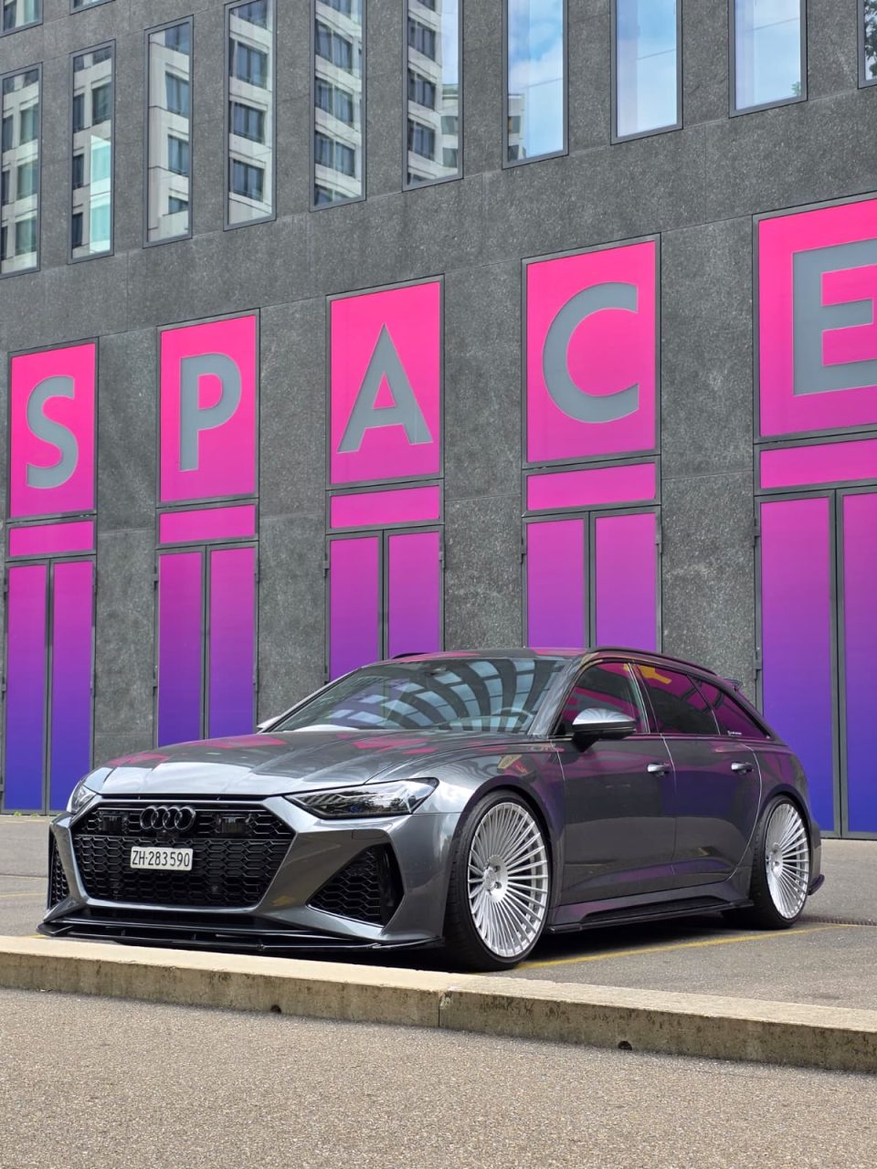A club member’s Audi RS