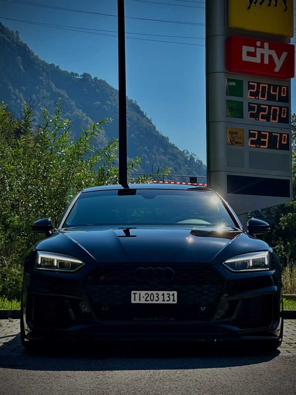 A club member’s Audi RS