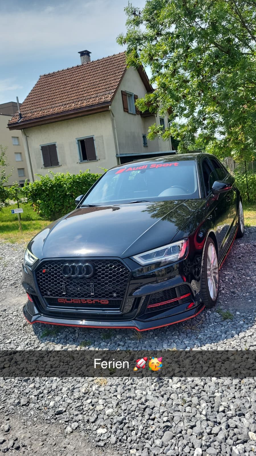 A club member’s Audi RS