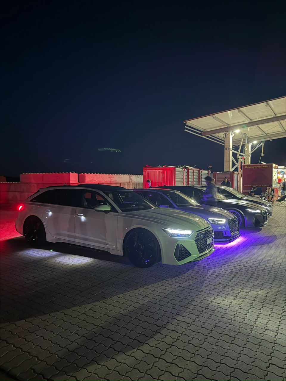 A club member’s Audi RS