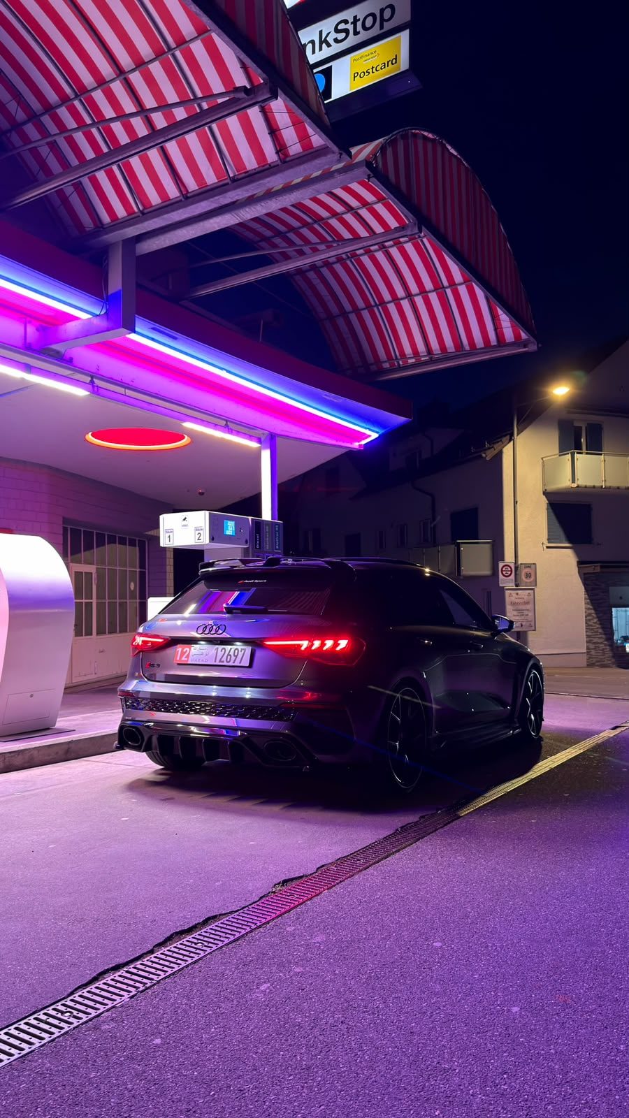 A club member’s Audi RS