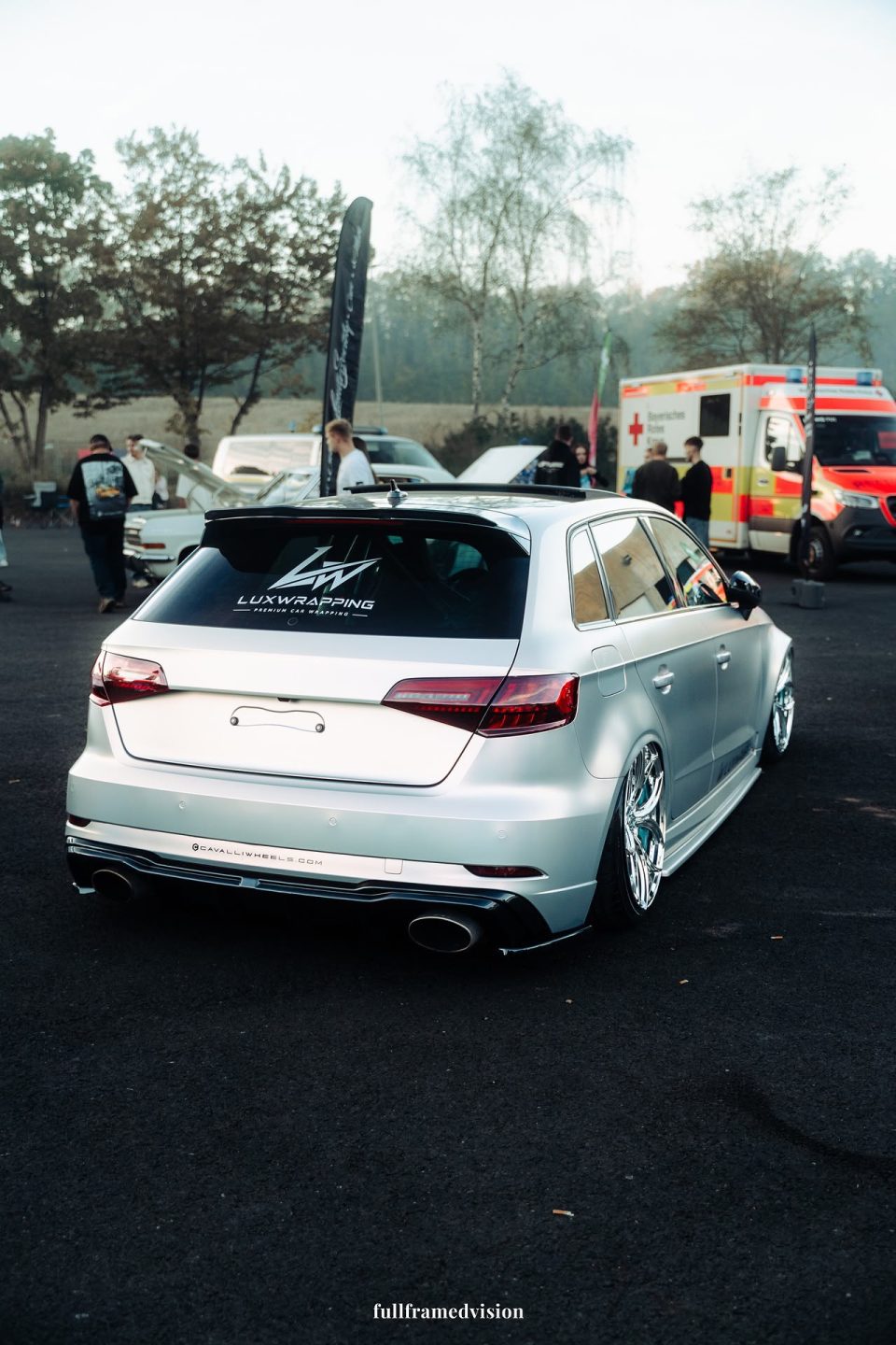 A club member’s Audi RS