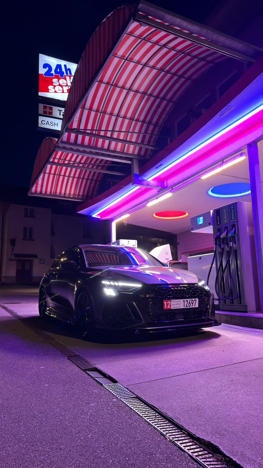 A club member’s Audi RS