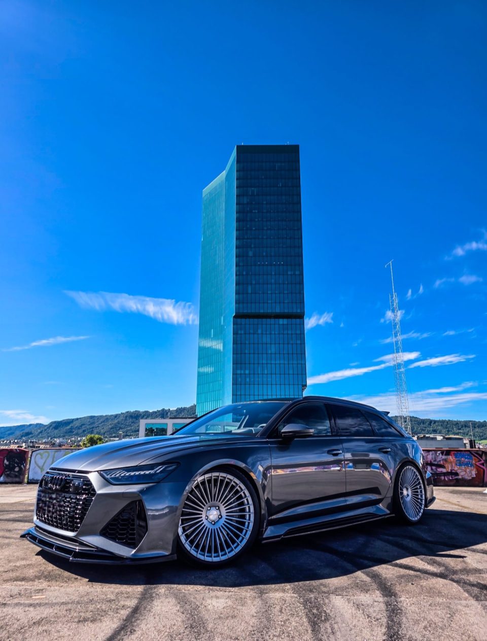 A club member’s Audi RS